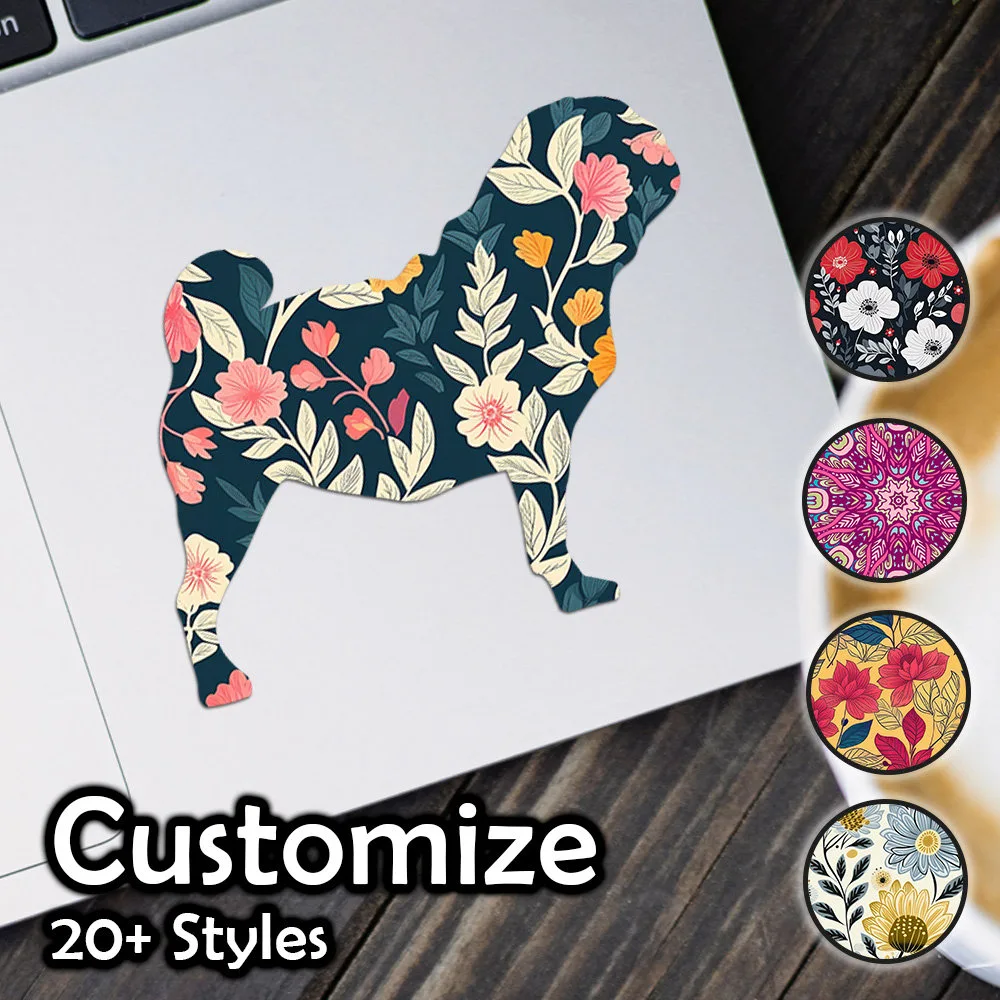 Pug Patterned Sticker