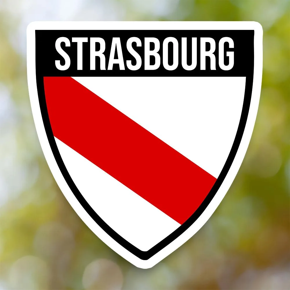 Strasbourg Shield Sticker