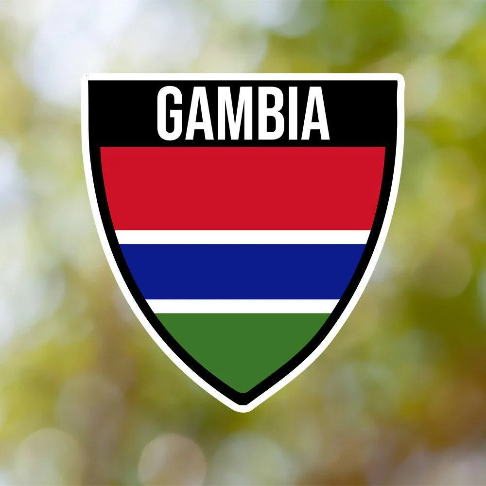 Gambia Shield Sticker