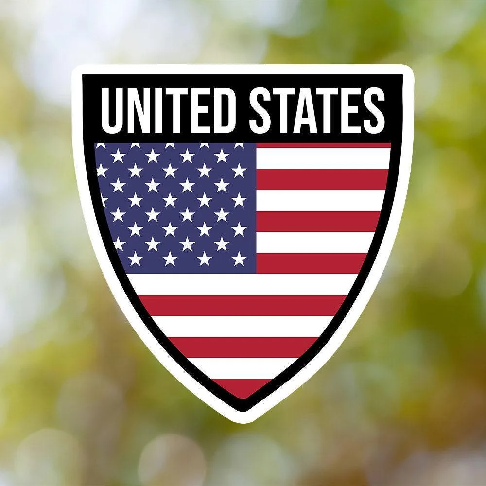 United States Shield Sticker
