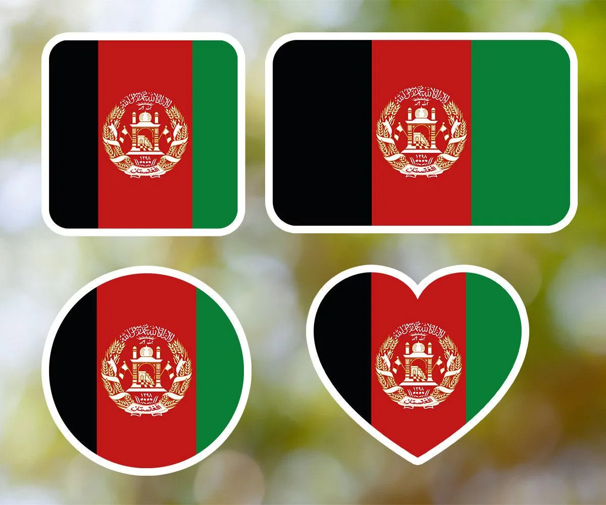 Afghanistan Geometric Sticker