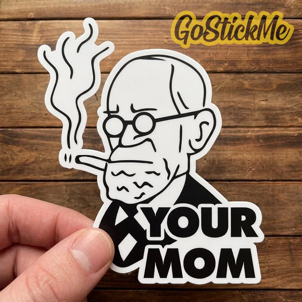 Freud Your Mom Sticker