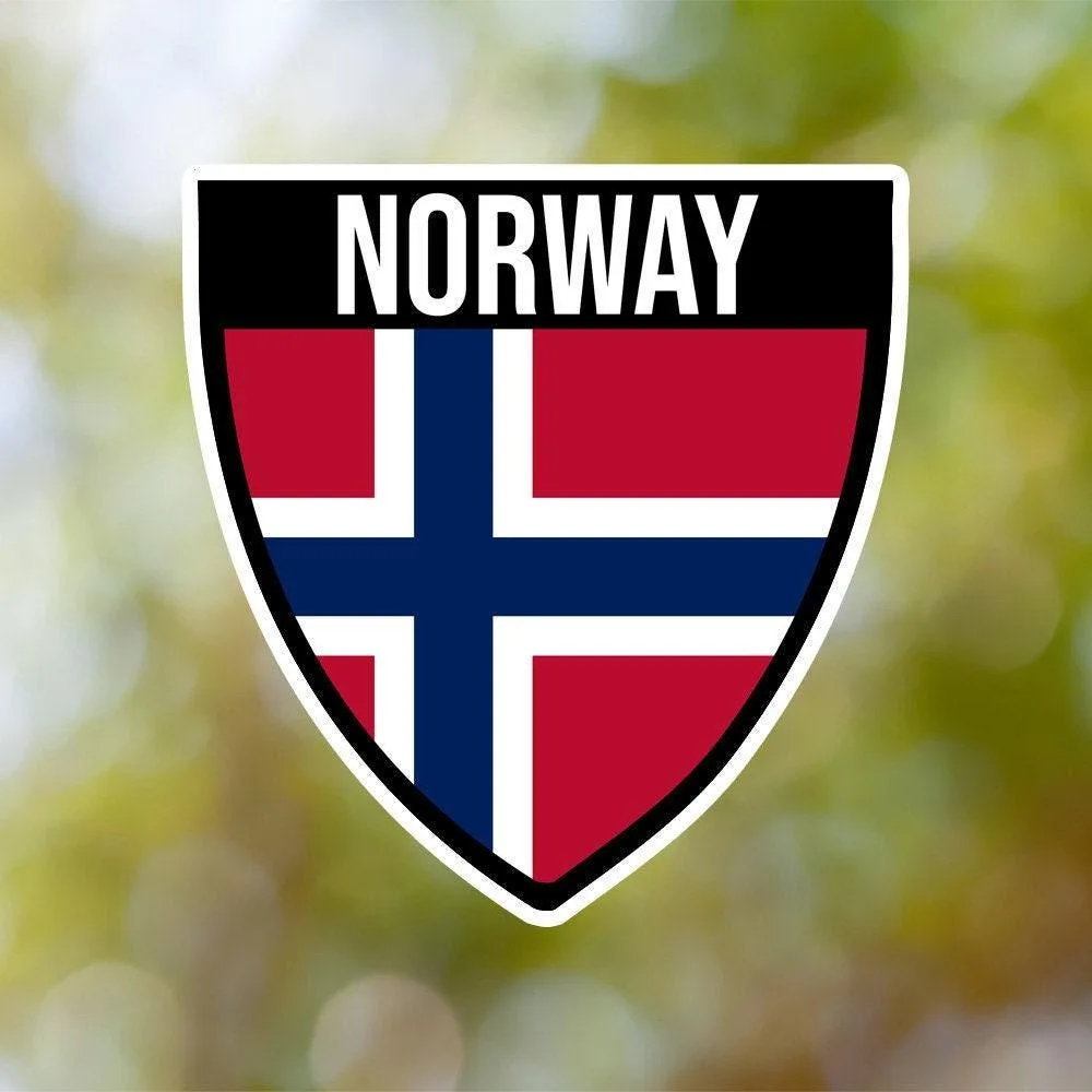Norway Shield Sticker