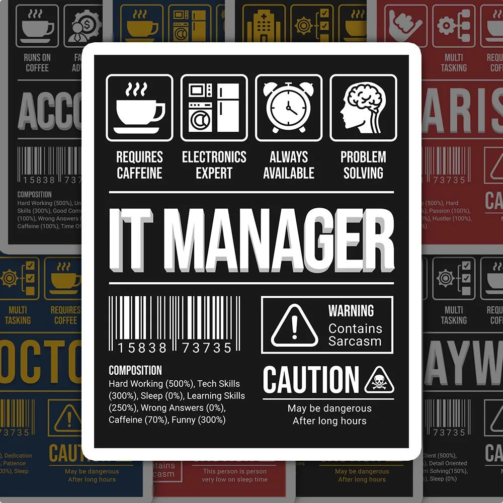 IT Manager Sticker