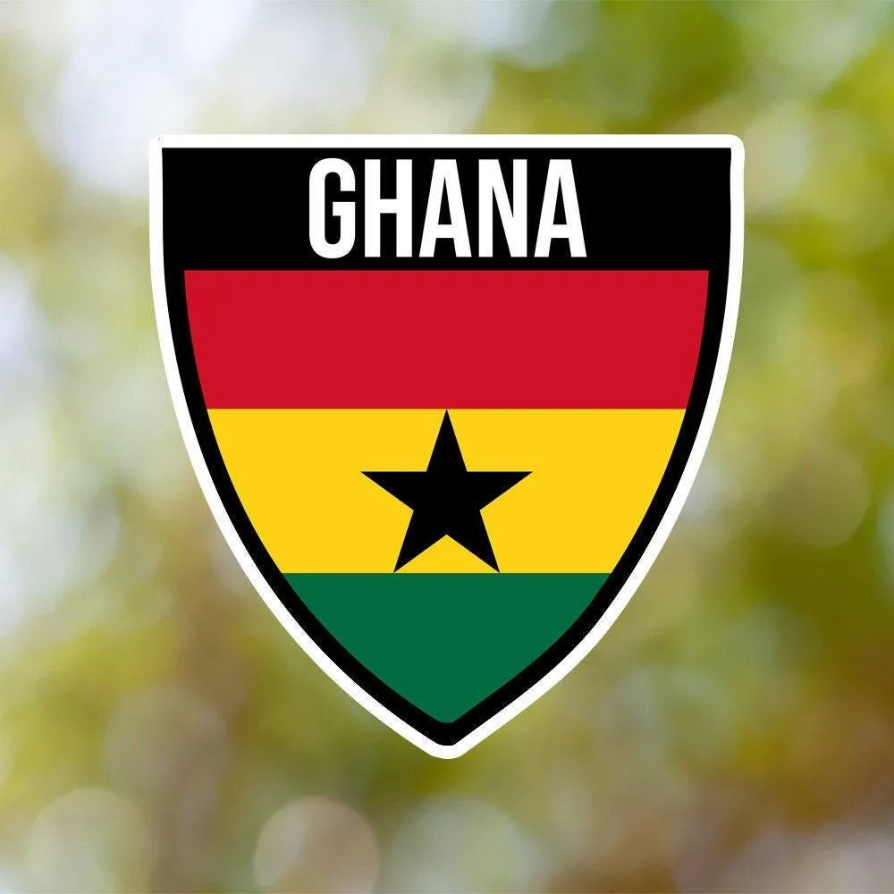 Ghana Shield Sticker