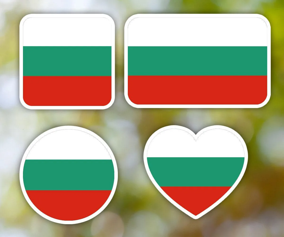 Bulgaria Geometric Sticker
