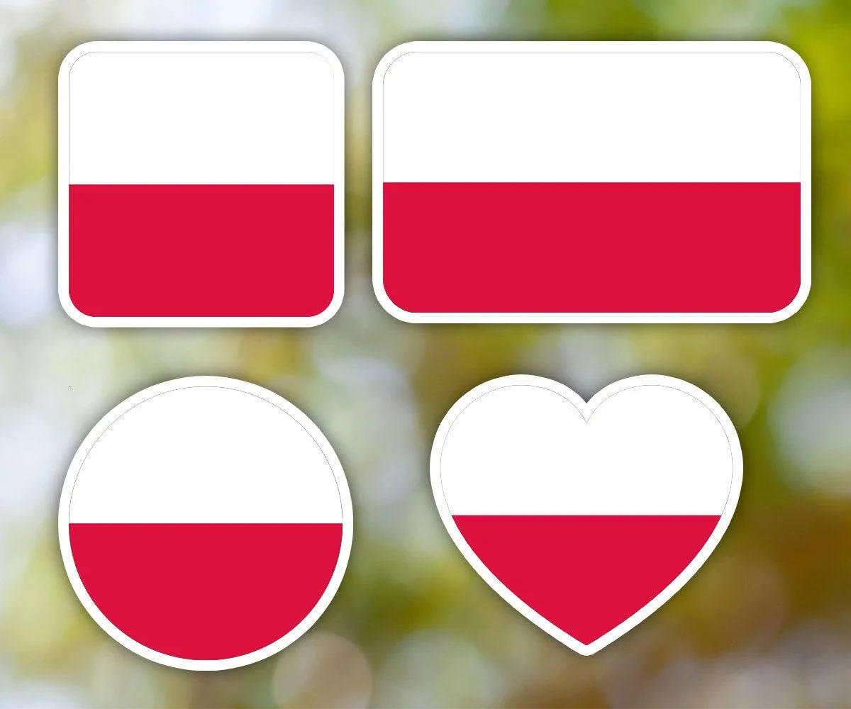 Poland Geometric Sticker