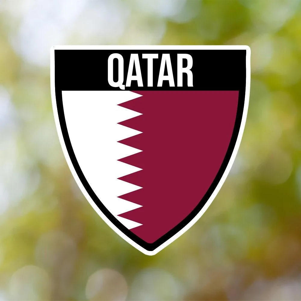 Qatar Shield Sticker