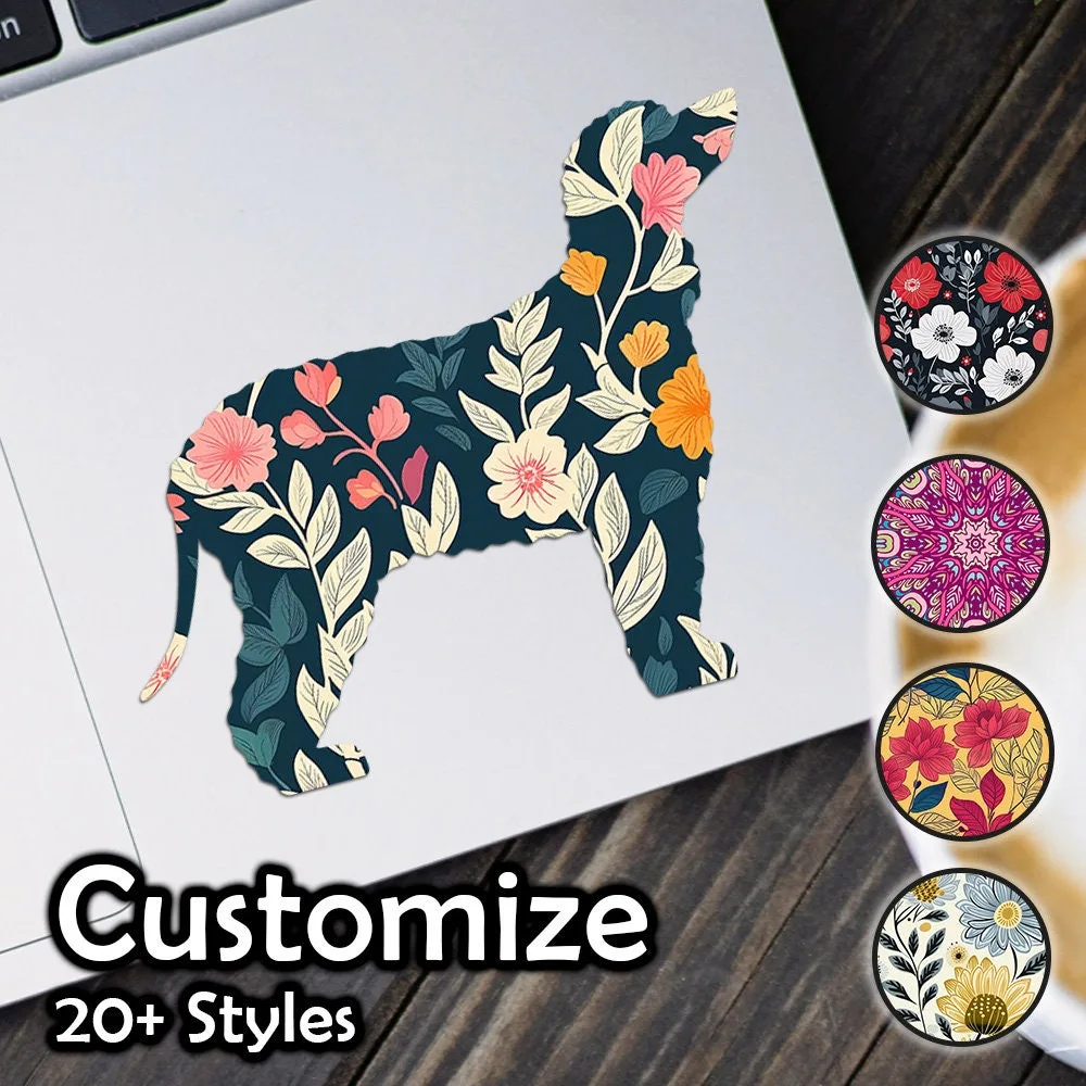 Irish Water Spaniel Patterned Sticker