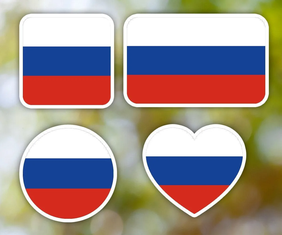 Russia Geometric Sticker