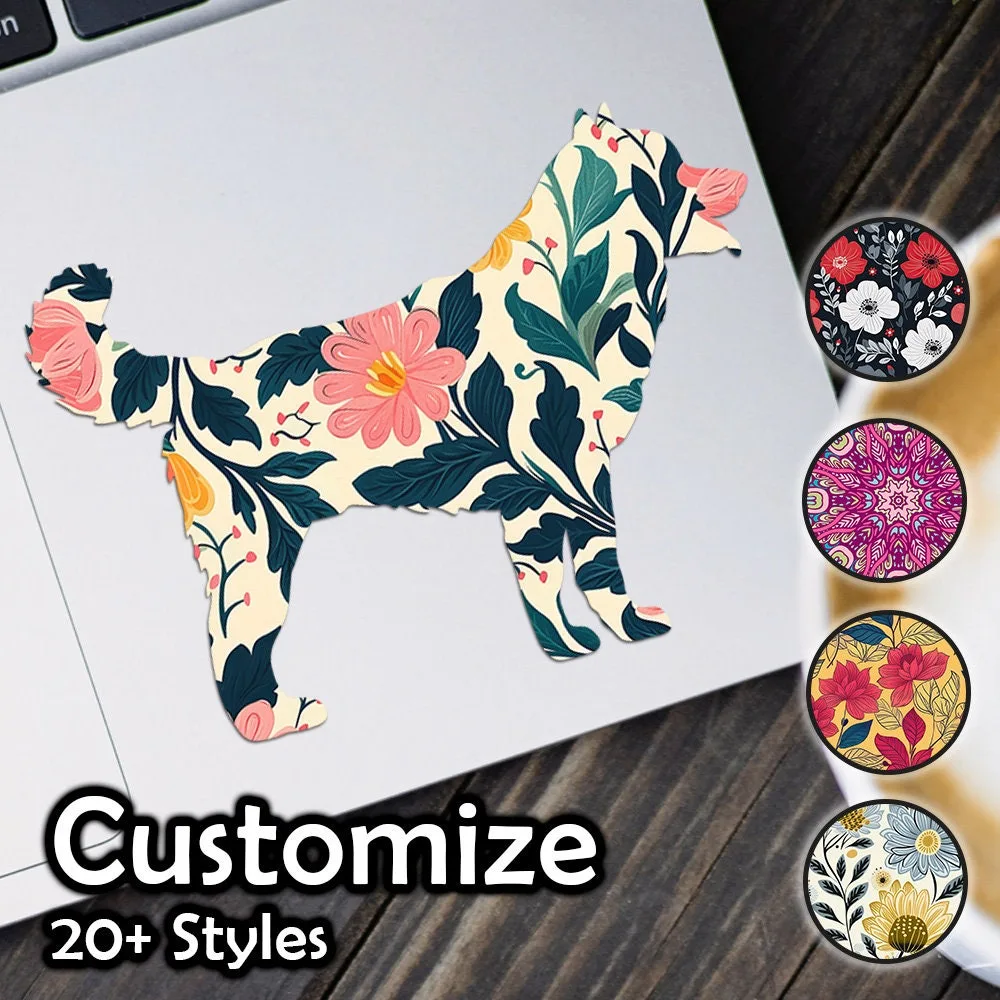 Alaskan Malamute Patterned Sticker