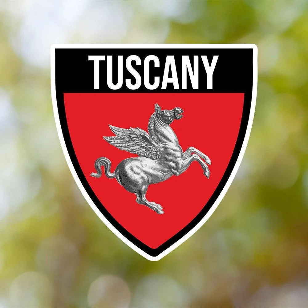 Tuscany Shield Sticker