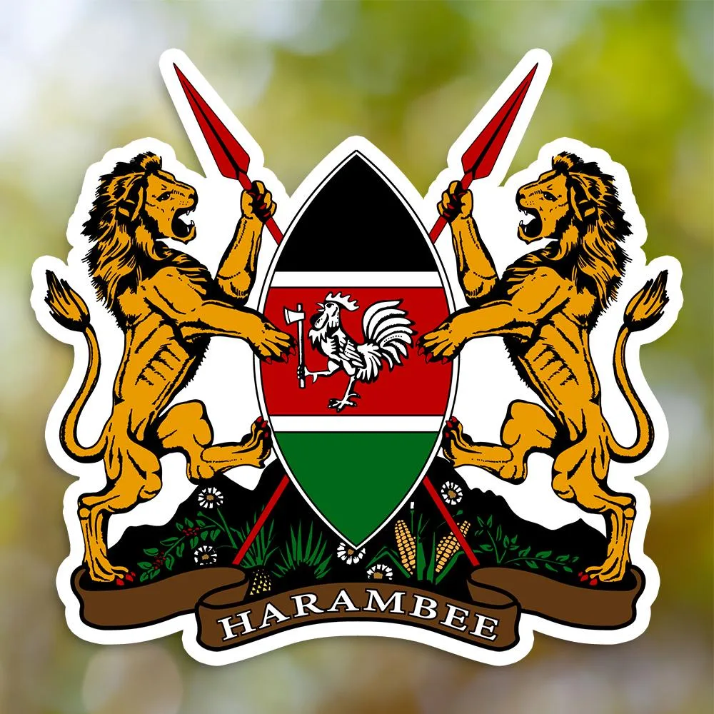 Kenya Coat of Arms Sticker