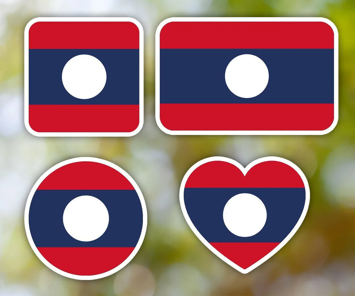 Laos Geometric Sticker