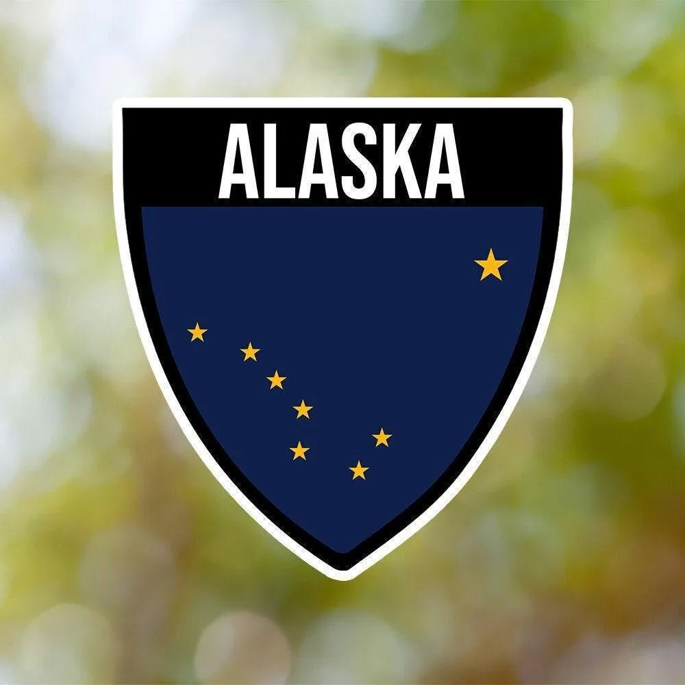 Alaska Shield Sticker