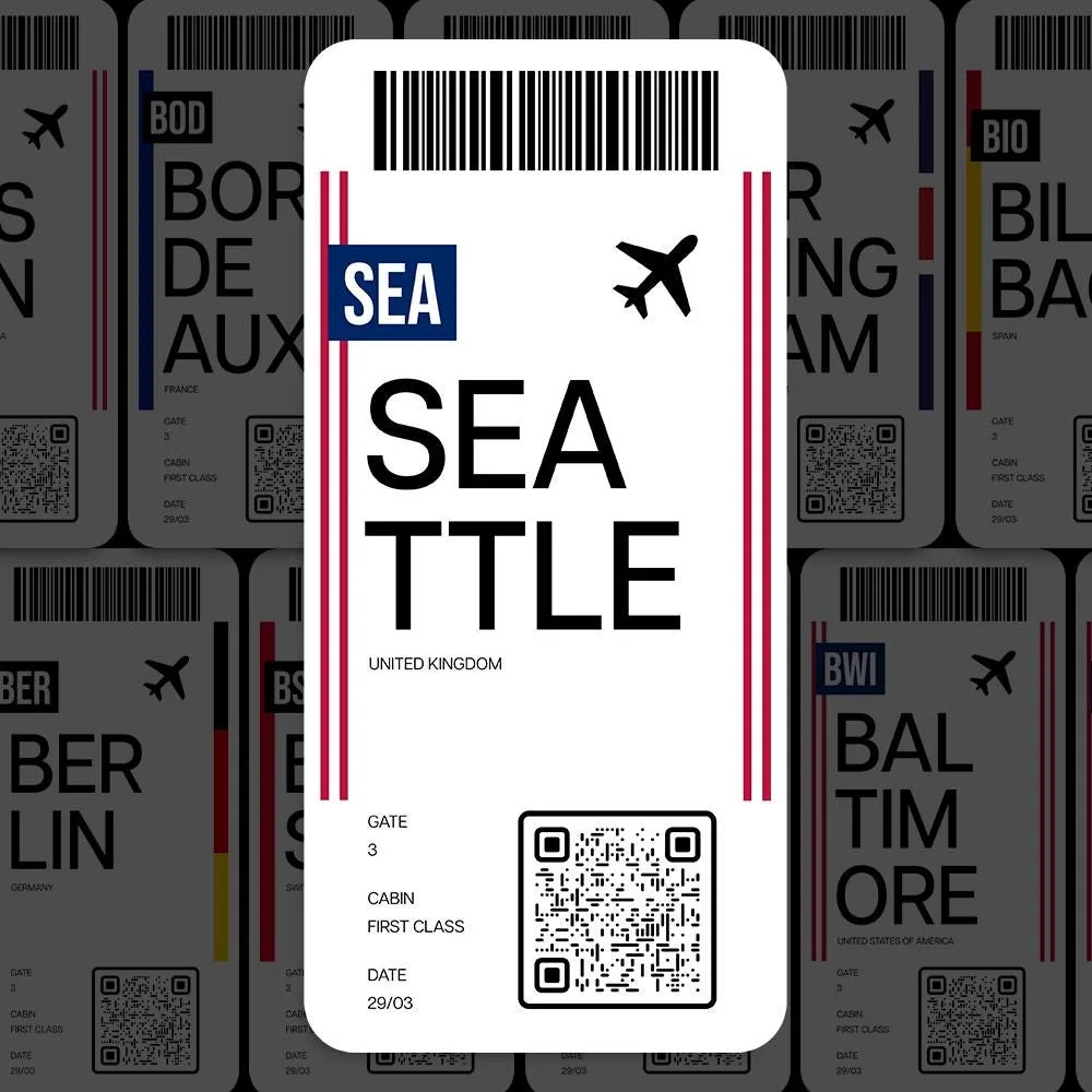 SEA Seattle Airport Sticker