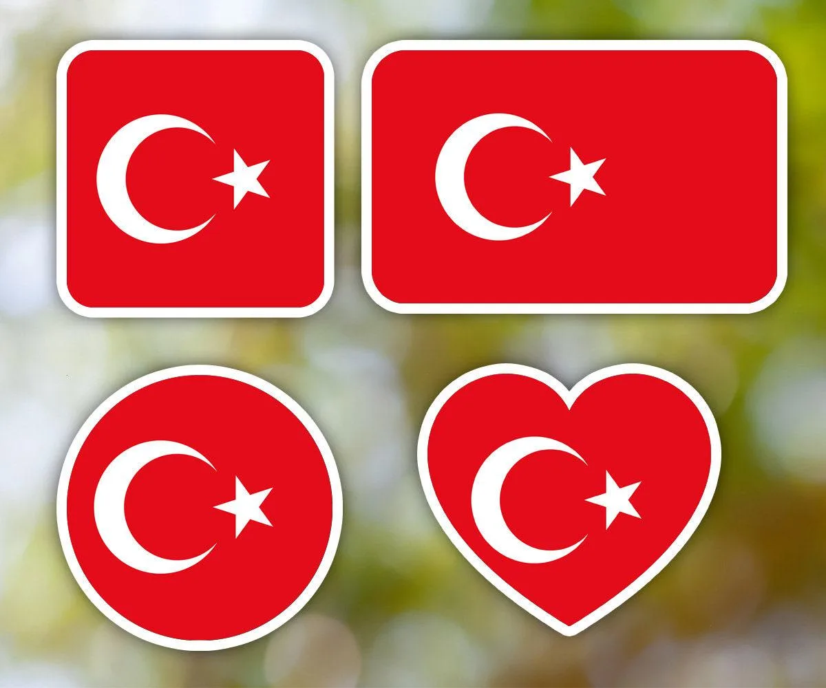 Turkey Geometric Sticker