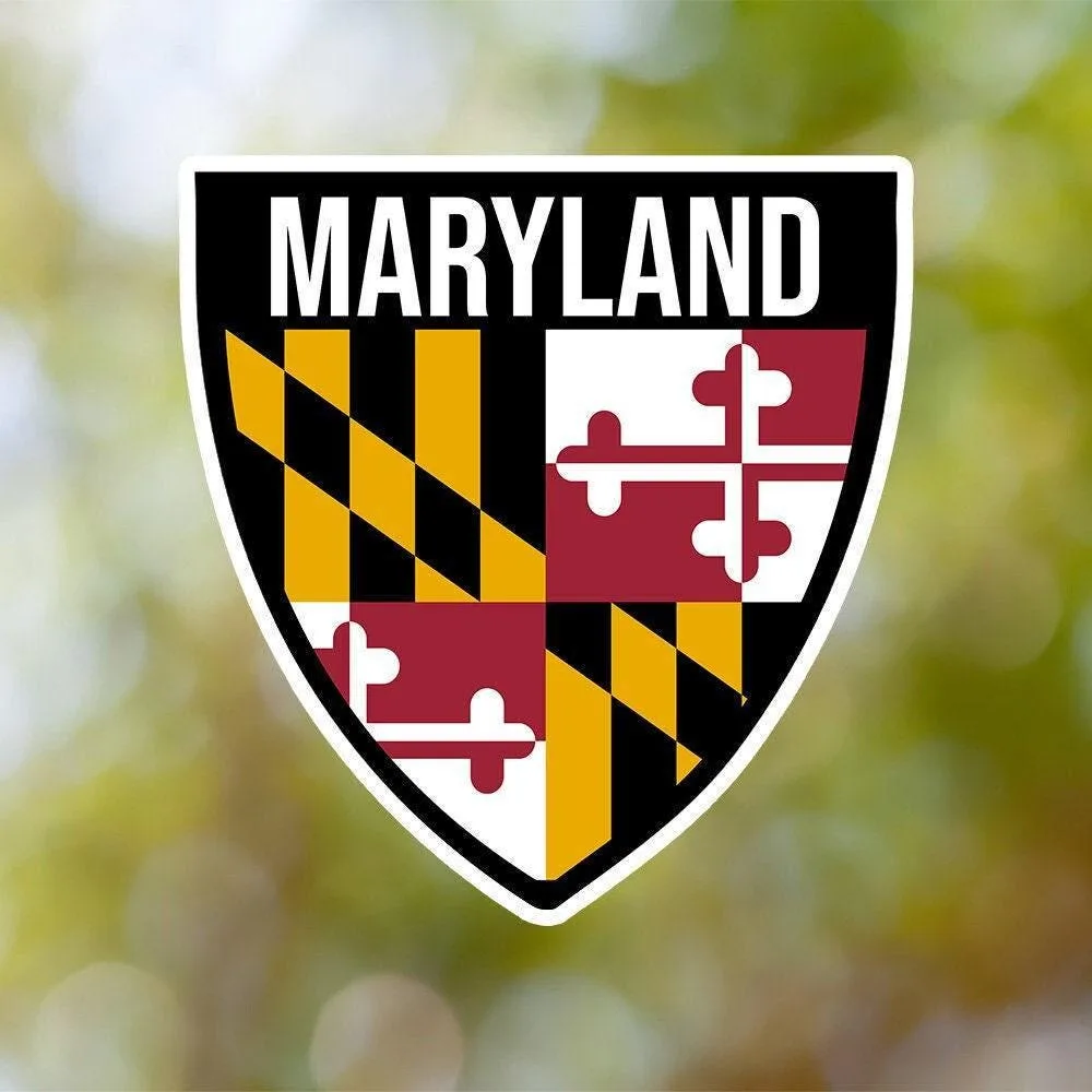 Maryland Shield Sticker