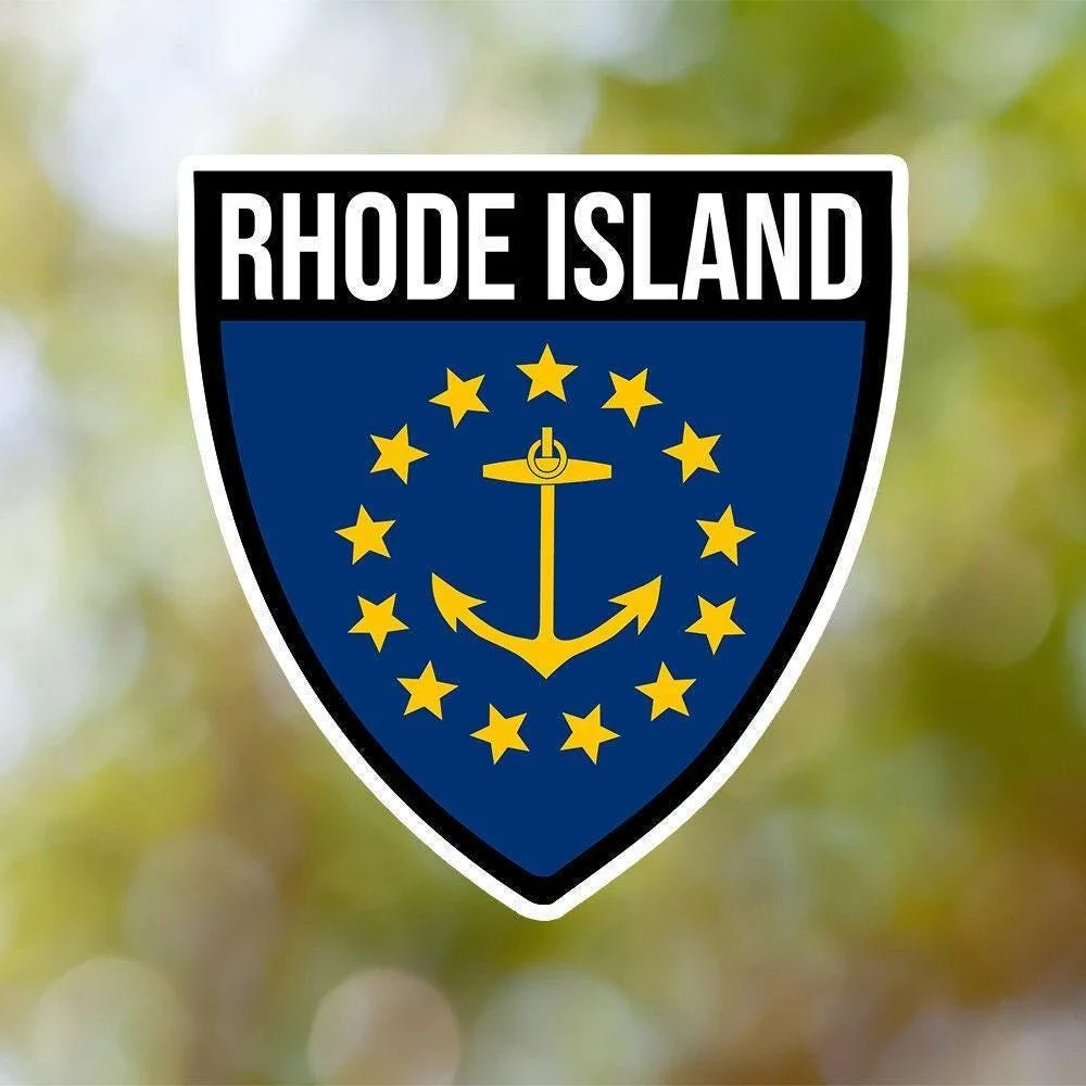 Rhode Island Shield Sticker