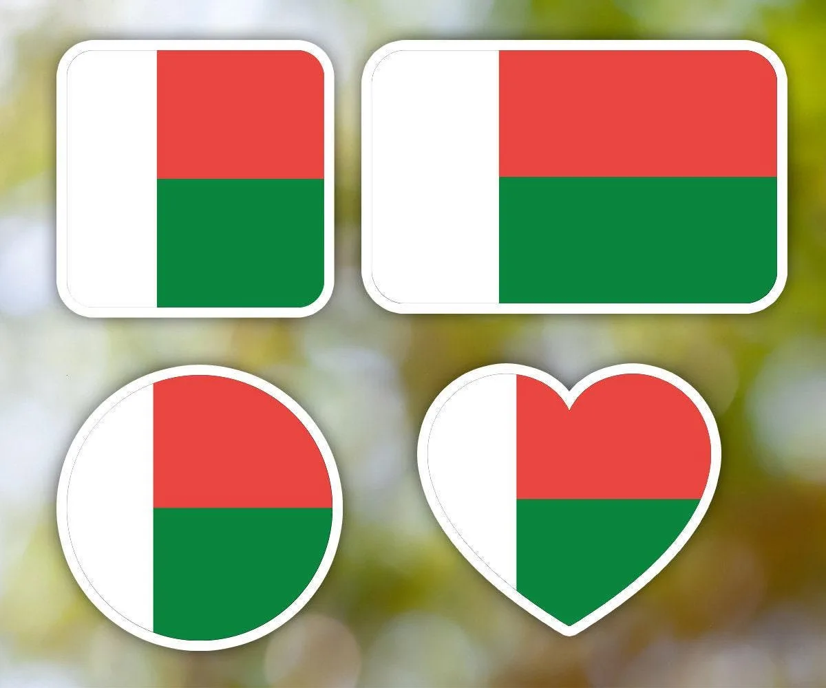 Madagascar Geometric Sticker