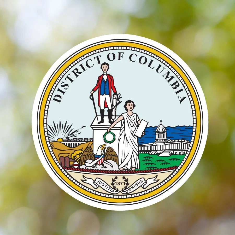 District of Columbia State Seal Sticker