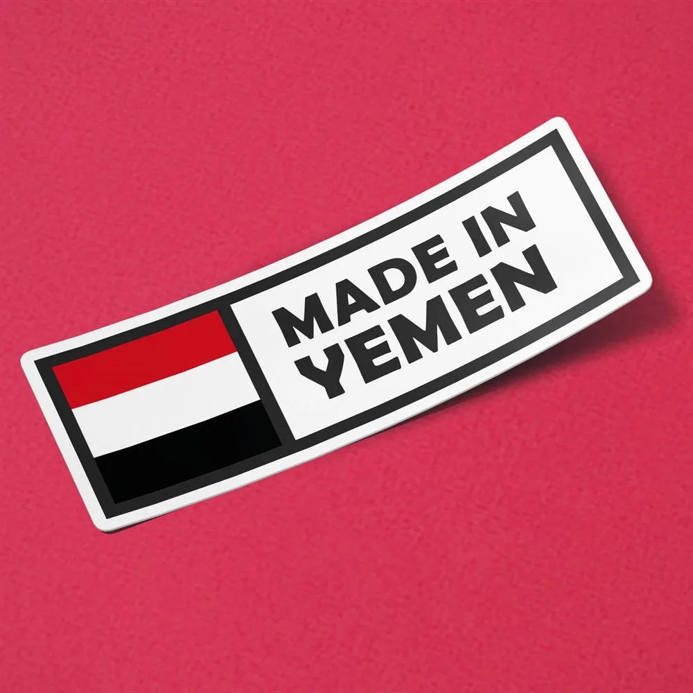 Made in Yemen Sticker