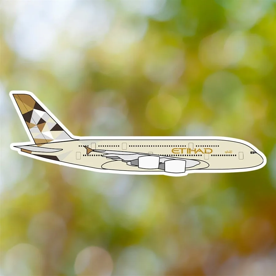 Etihad Airways A380 Sticker