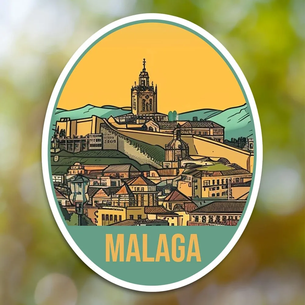 Malaga City Sticker