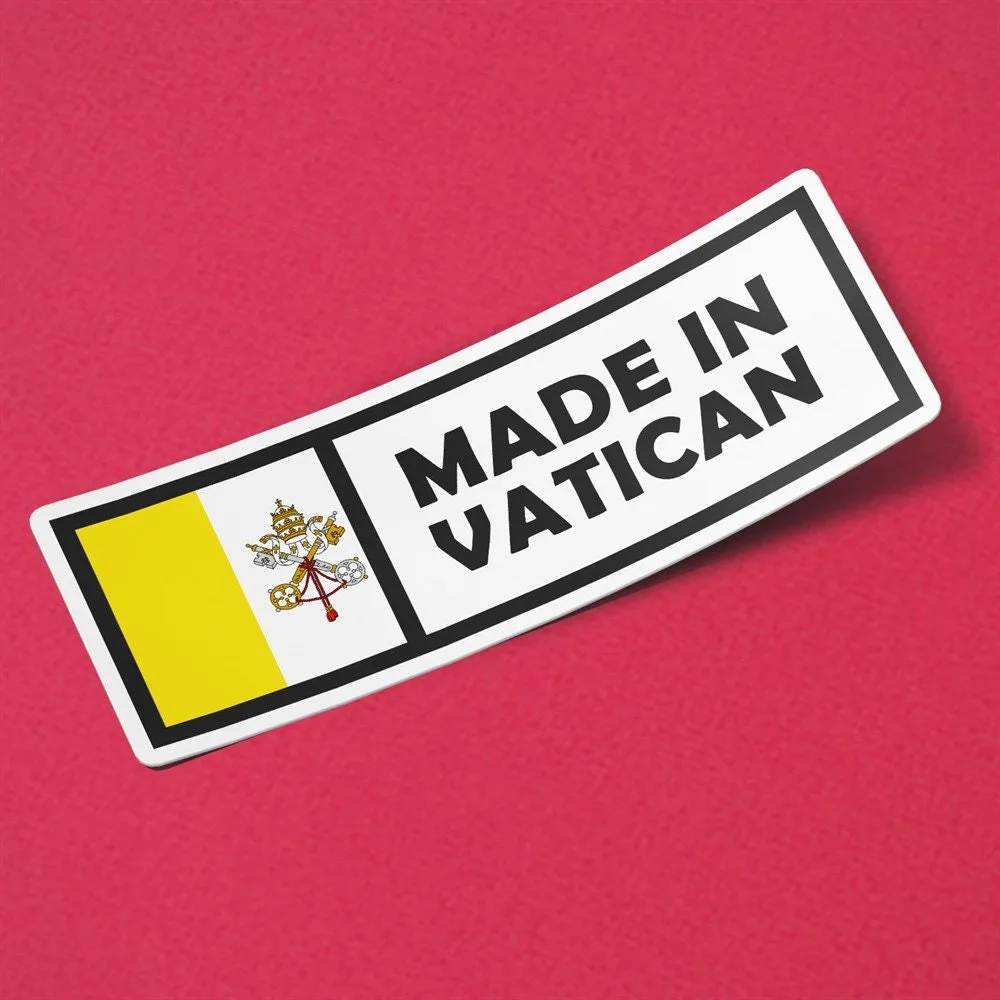 Made in Vatican Sticker