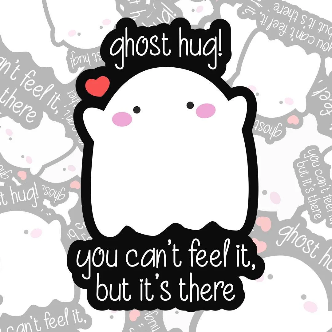 Ghost Hug Sticker