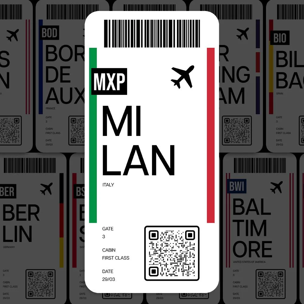 MXP Milan Airport Sticker