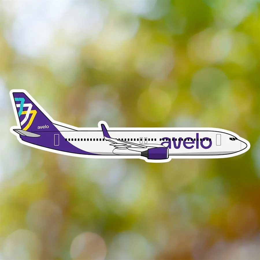 Avelo Airlines Boeing 737 Sticker