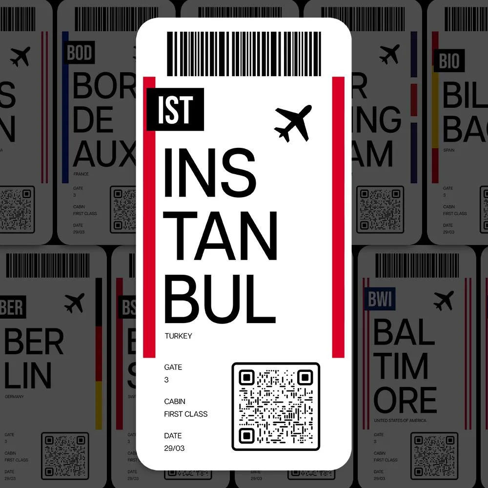 IST Istanbul Airport Sticker