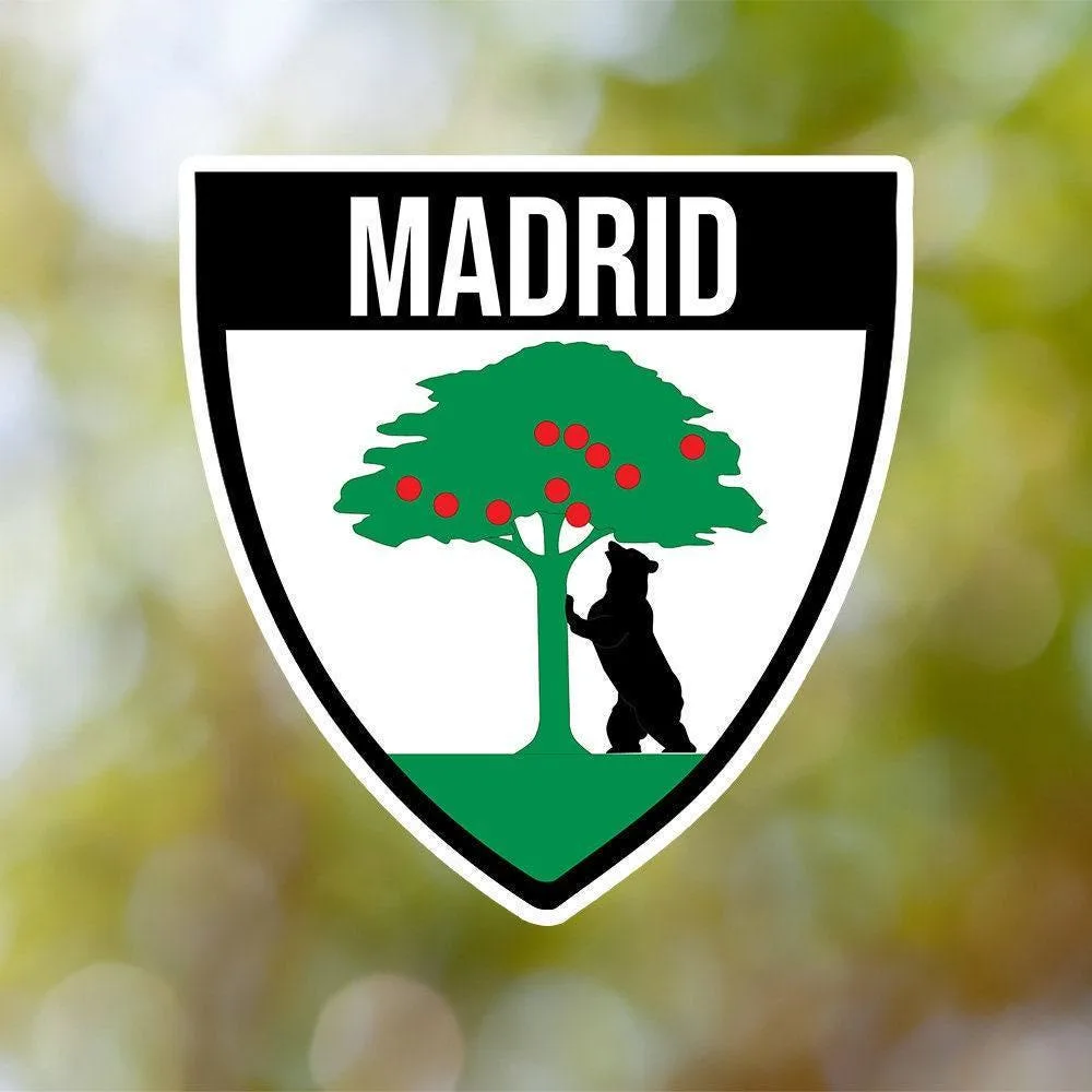 Madrid Shield Sticker