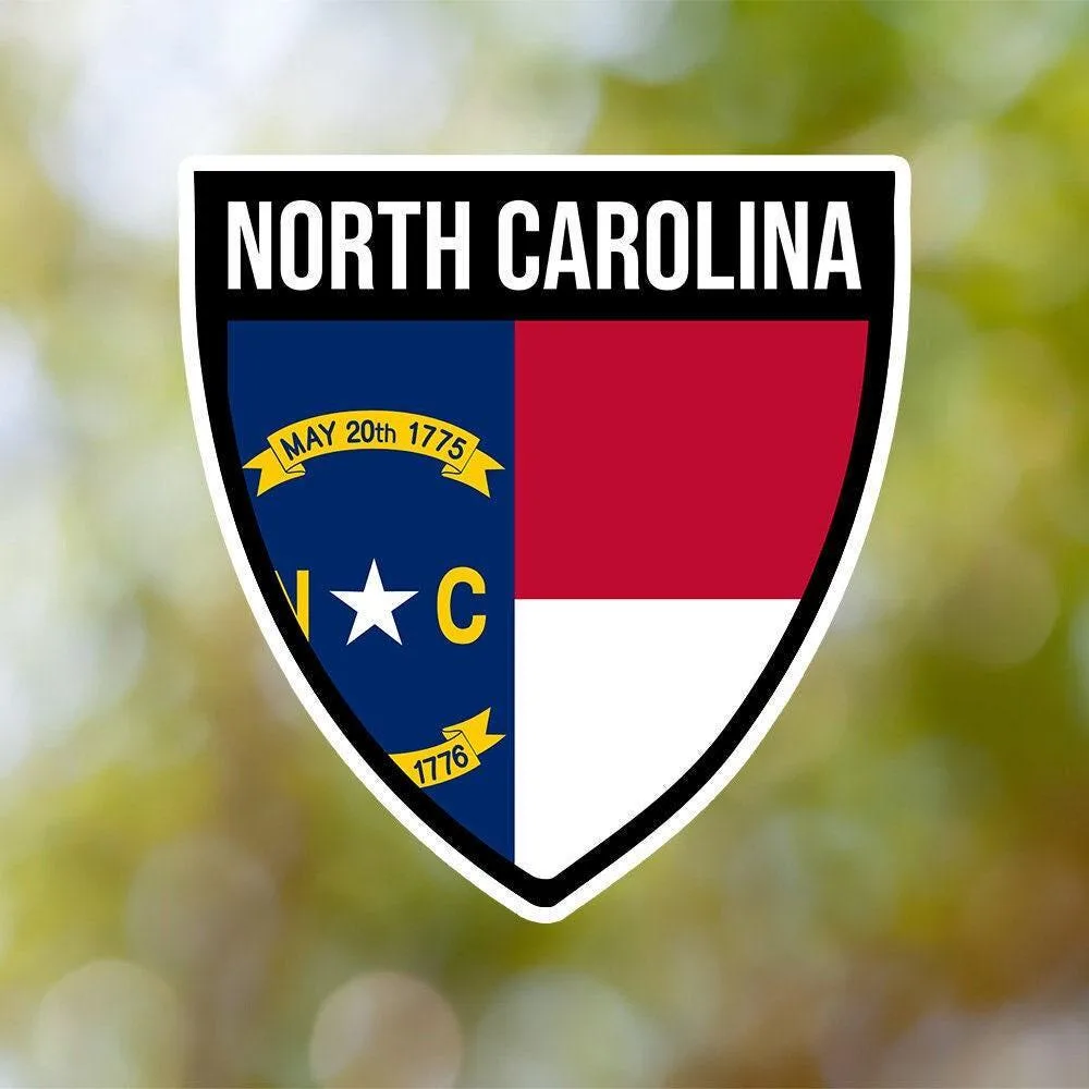 North Carolina Shield Sticker