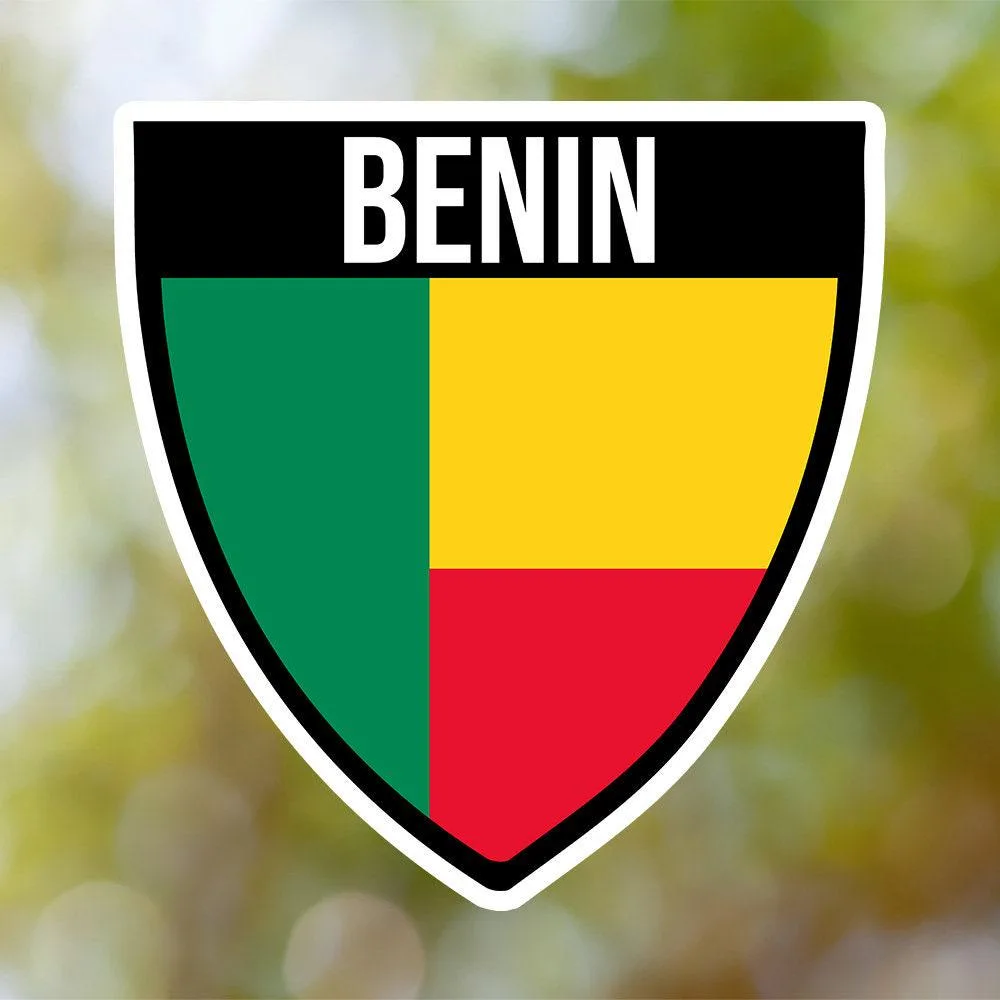Benin Shield Sticker