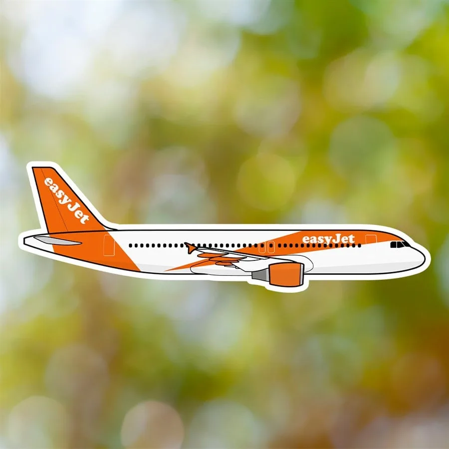 Airbus A320 EasyJet Sticker