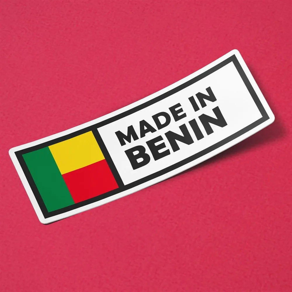 Made in Benin Sticker