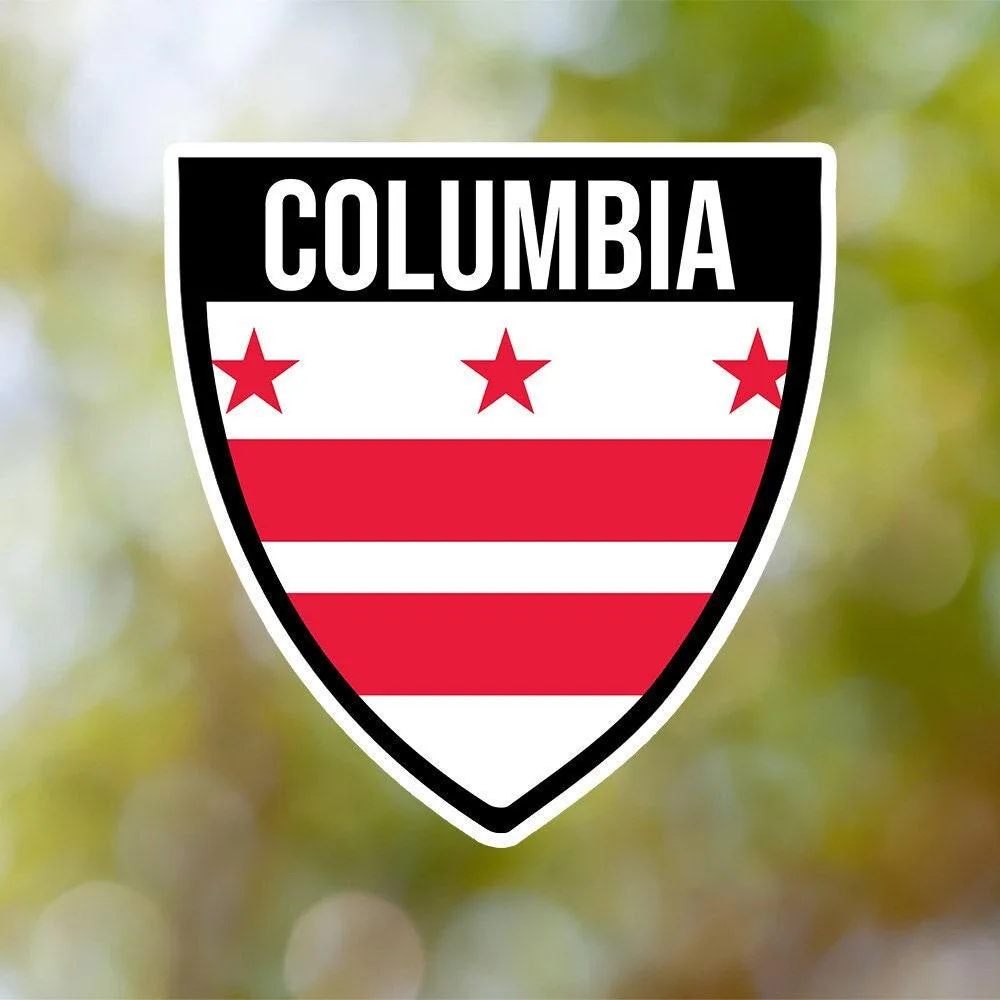 District Of Columbia Shield Sticker