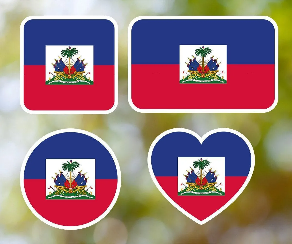 Haiti Geometric Sticker