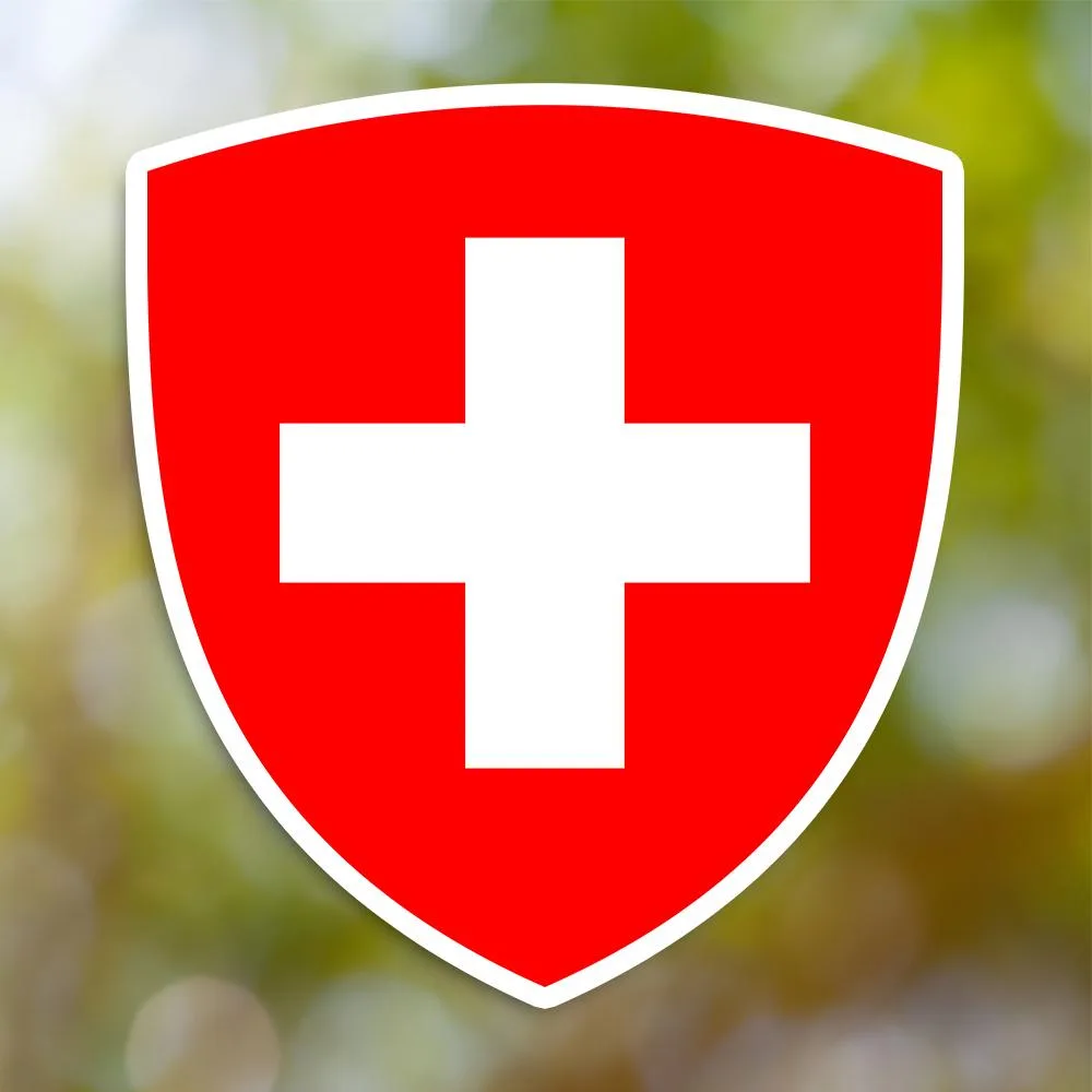 Switzerland Coat Of Arms Sticker