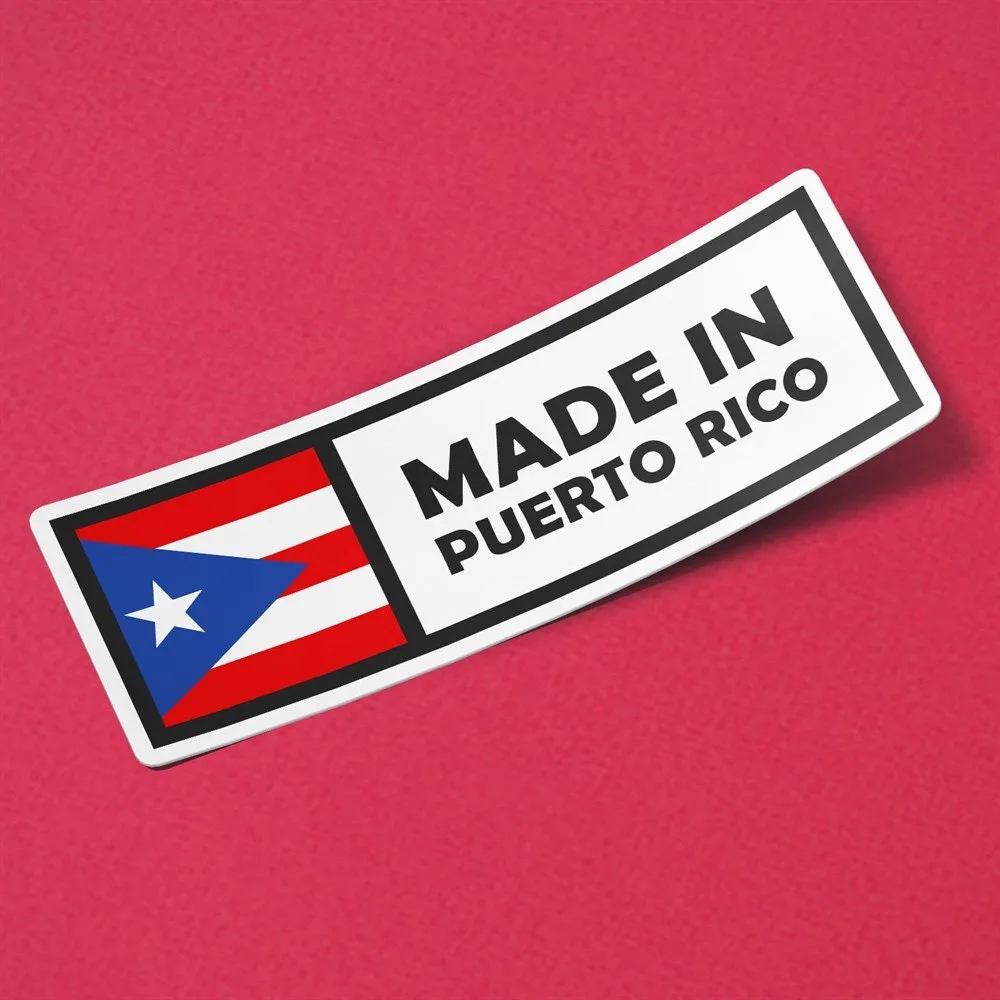 Made in Puerto Rico Sticker