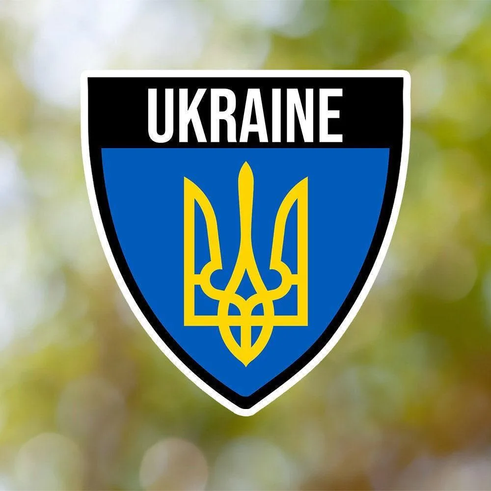 Ukraine Shield Sticker