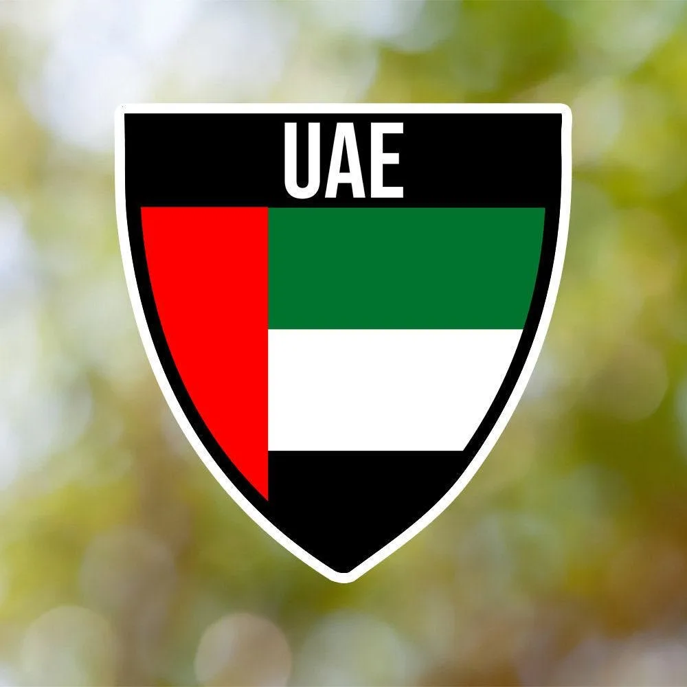 United Arab Emirates Shield Sticker