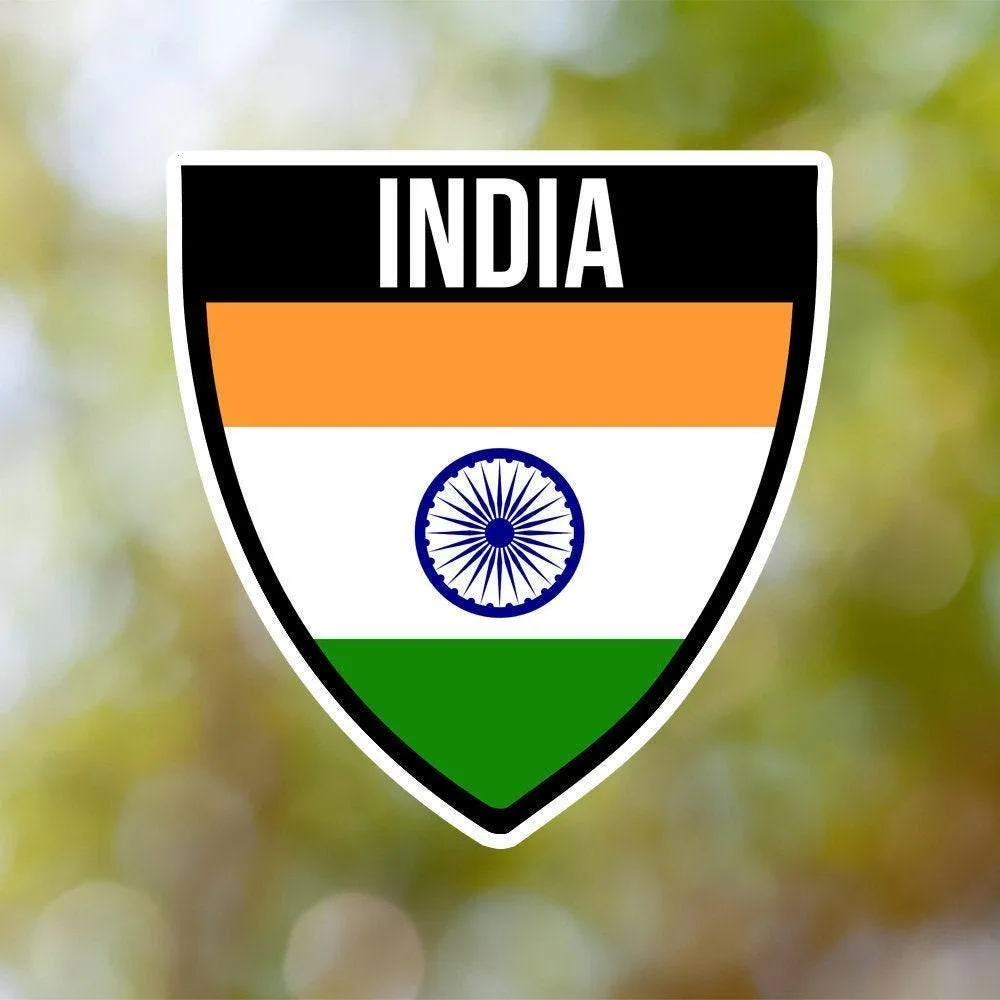India Shield Sticker
