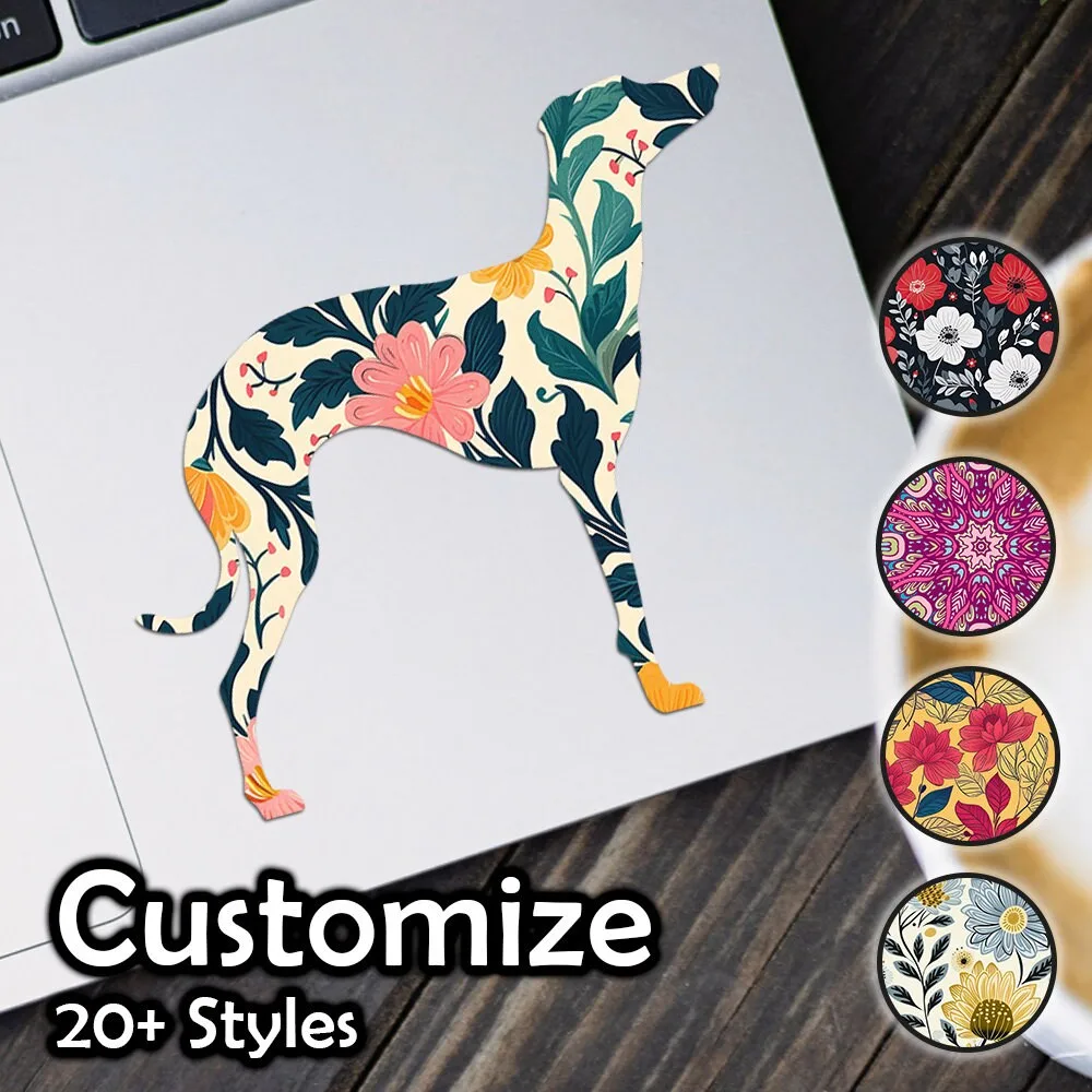 Italian Greyhound Patterned Sticker