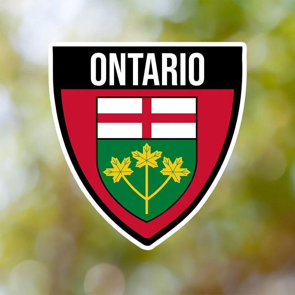Ontario Shield Sticker