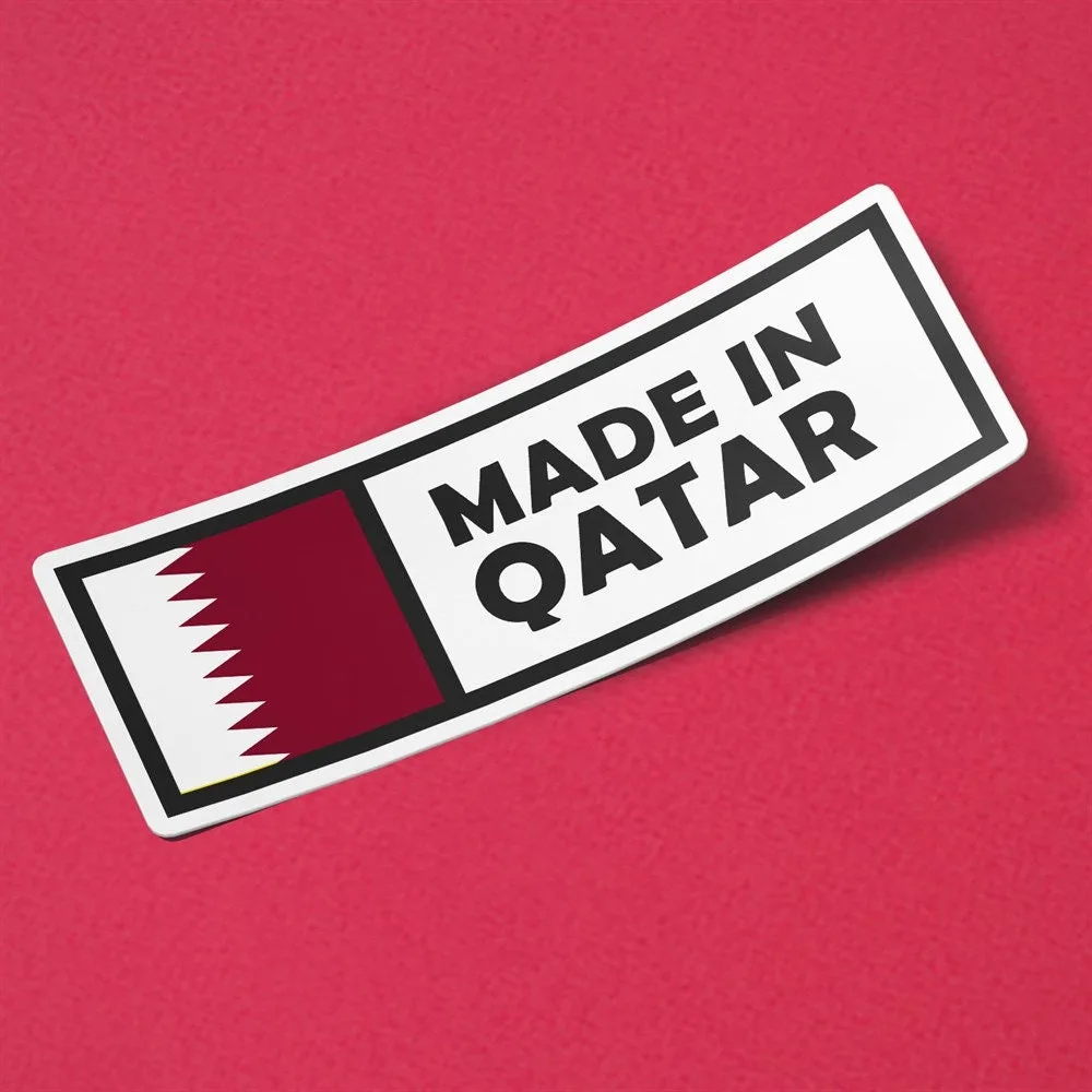 Made in Qatar Sticker
