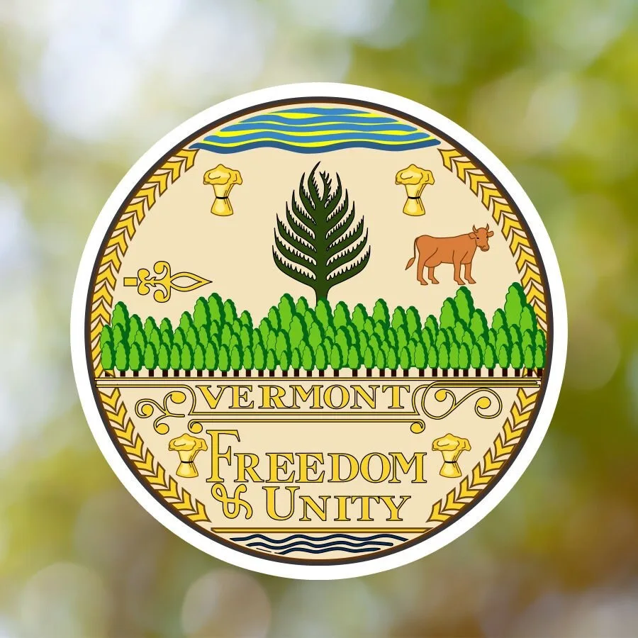 Vermont State Seal Sticker