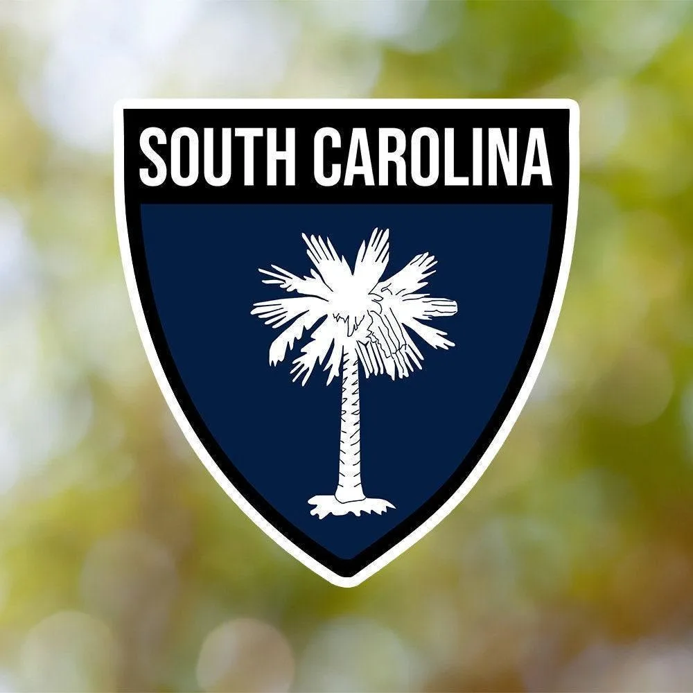 South Carolina Shield Sticker
